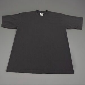 Pro Club T-Shirt Black mens Sz Large Heavyweight 100% Cotton Minimalist Classic